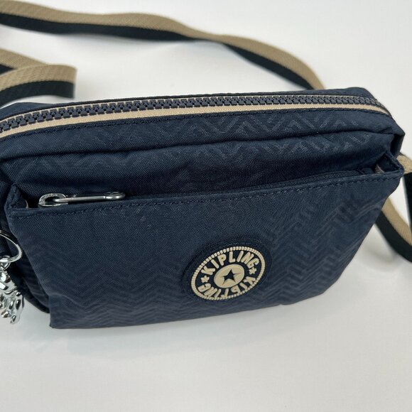 Kipling Womens Abanu Crossbody Bag, Endless Bl Emb - Picture 4 of 9